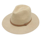 Knitted straw hat Panama top hat pop jazz hat breathable