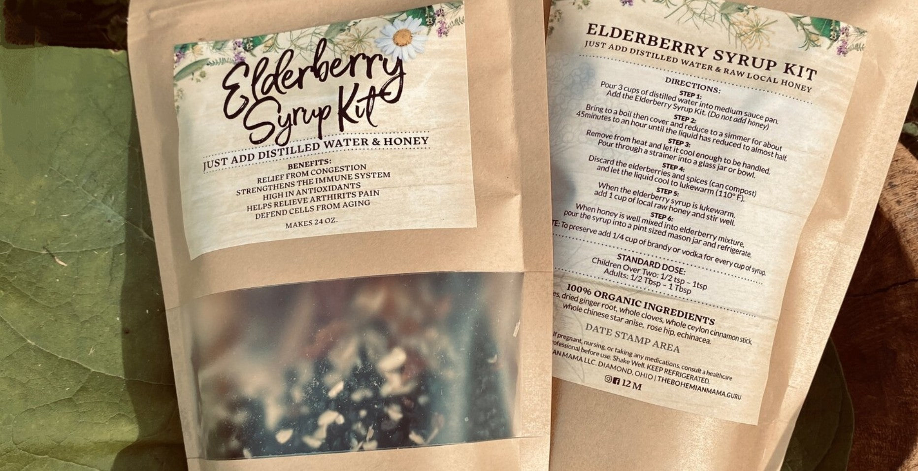 Elderberry Syrup Kit
