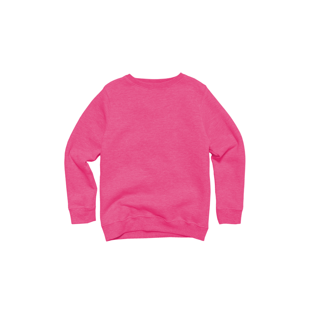 Youth Heathered Fleece Crew