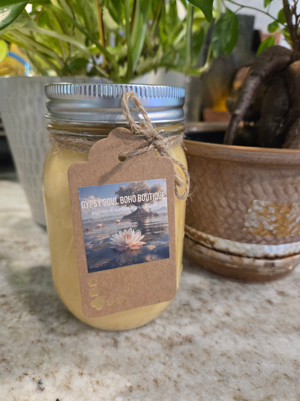 Large Mason Jar Candles