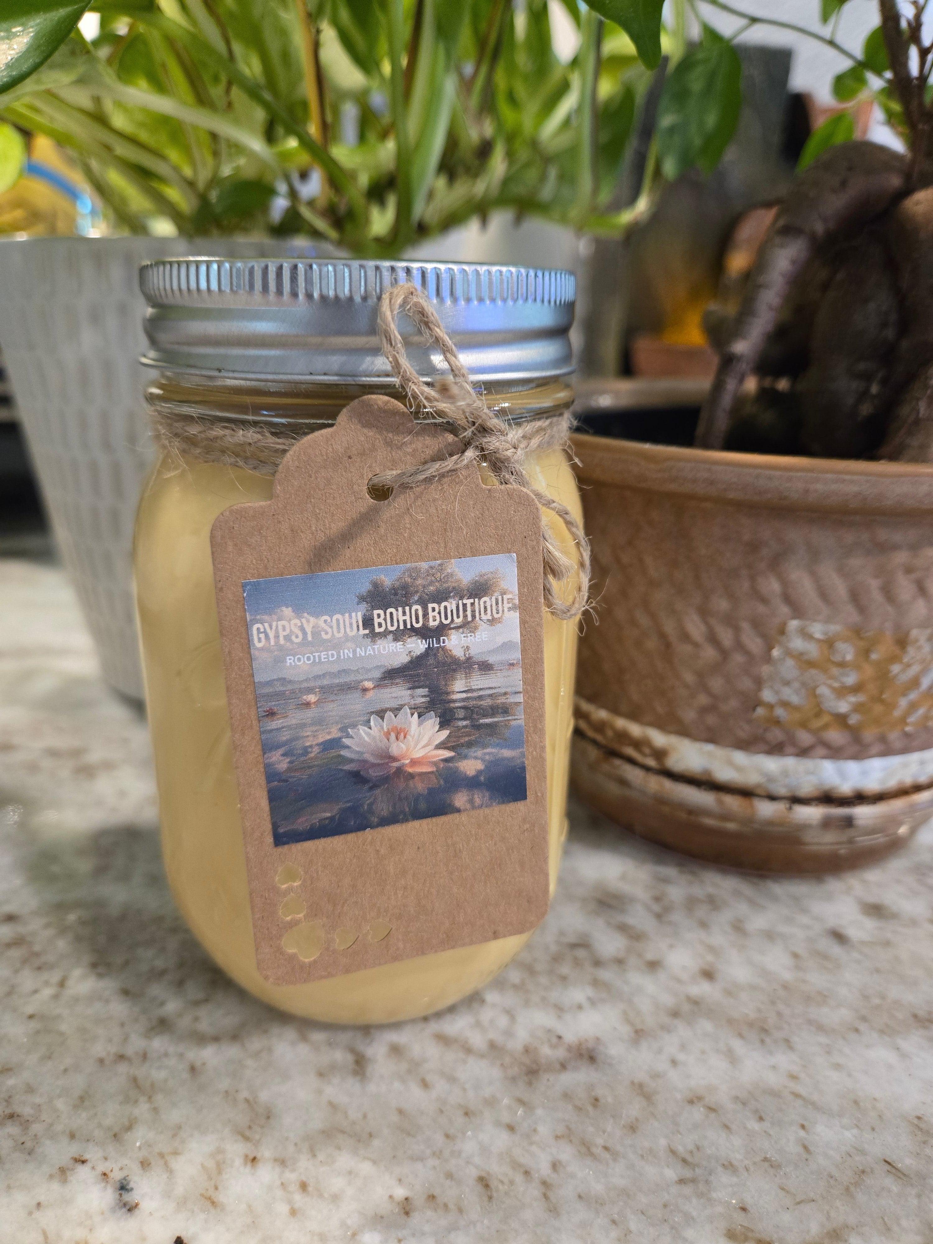 Large Mason Jar Candles