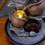 3 Teir Tabletop Waterfall - Ghost Ship