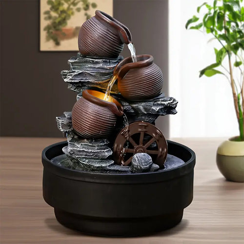 3 Teir Tabletop Waterfall - Ghost Ship