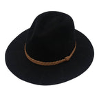 Knitted straw hat Panama top hat pop jazz hat breathable