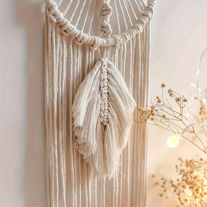 4pcs Scandinavian Woven Dream Catcher Set