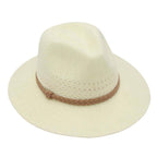 Knitted straw hat Panama top hat pop jazz hat breathable