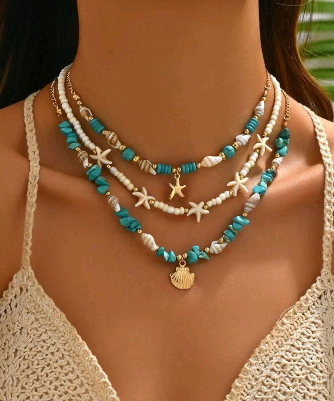 Three Piece Turquoise Set