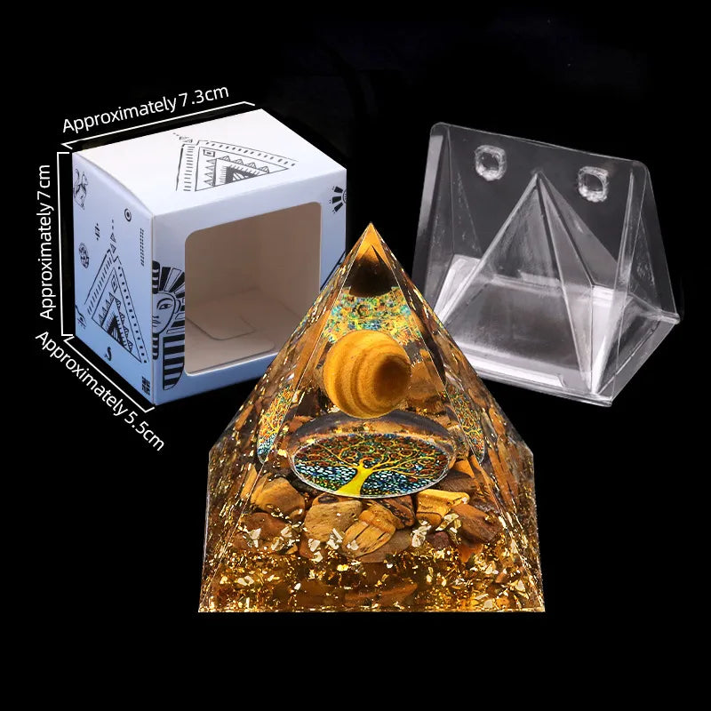 Crystal Pyramids  6cm