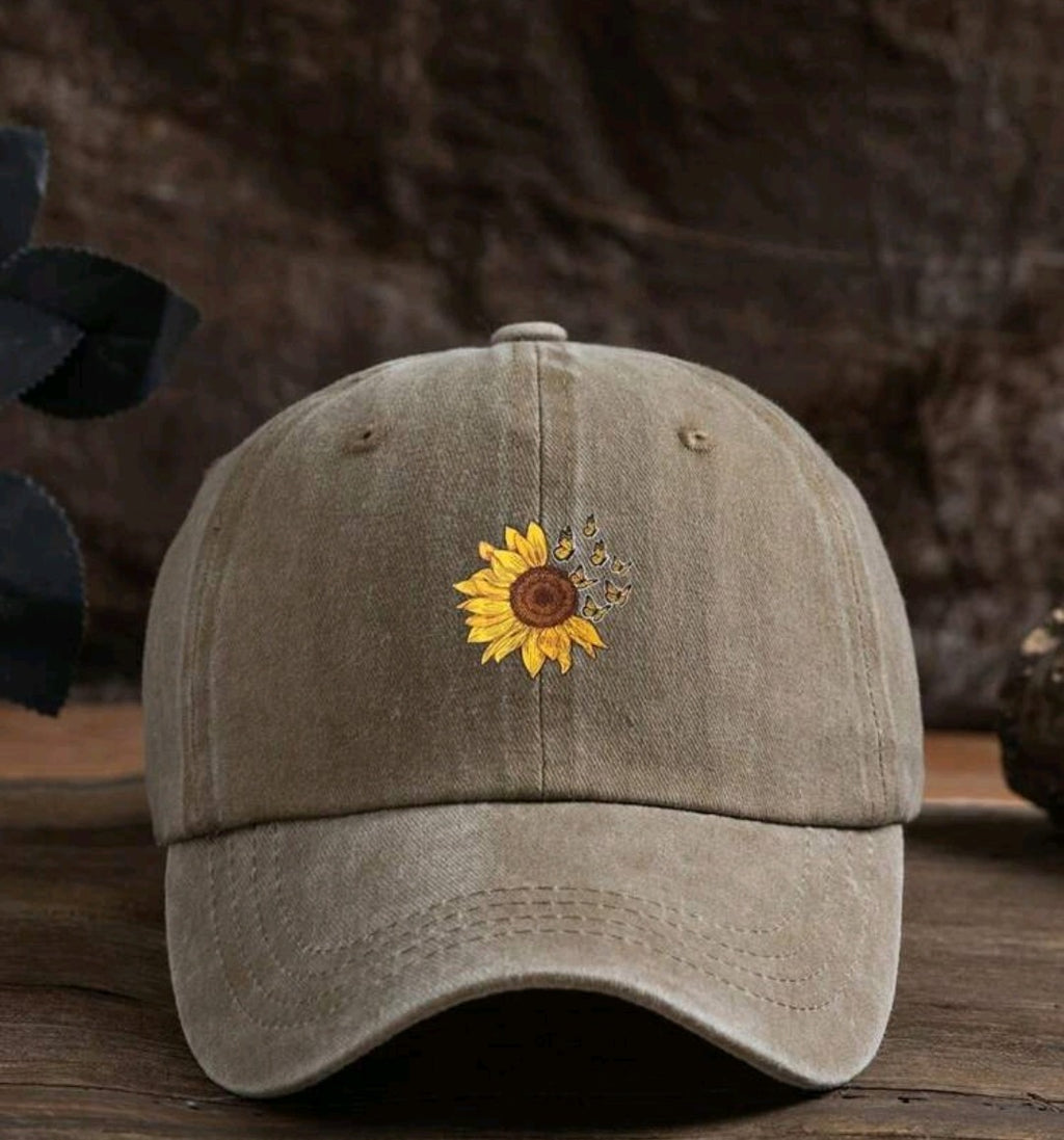 Sunflower Baseball Cap