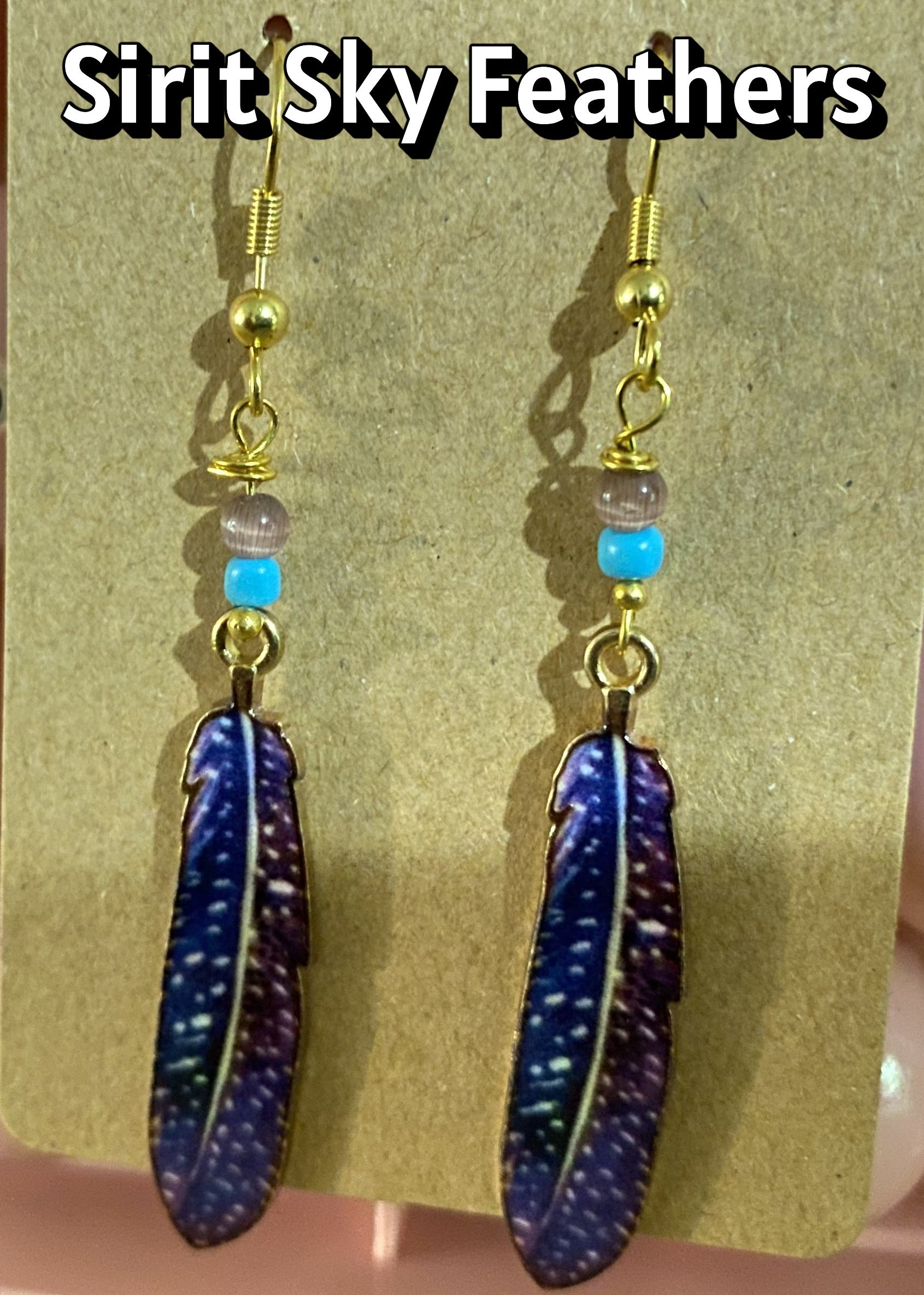 Spirit Sky Feathers Earrings