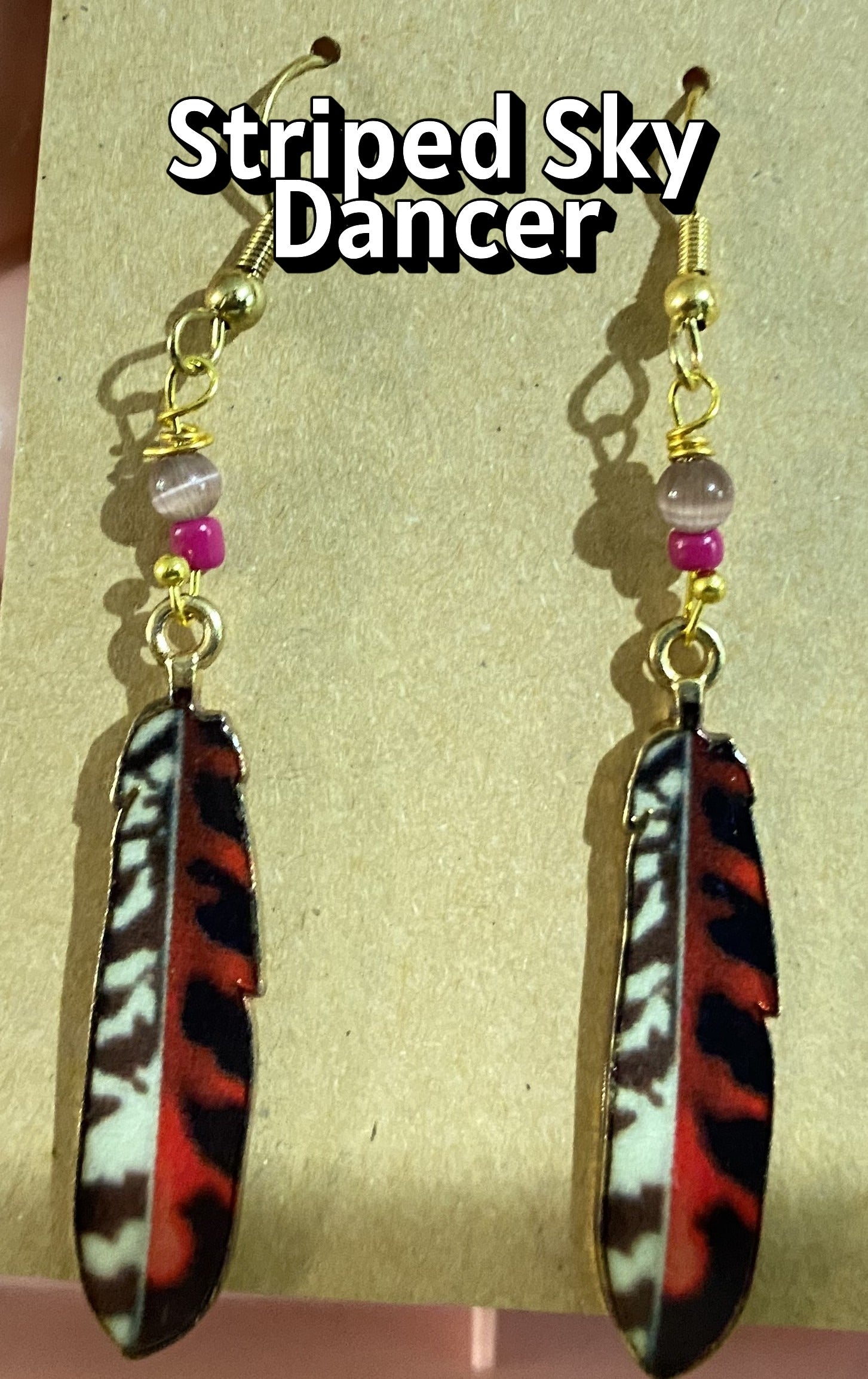 Striped Sky Dancer Earrings