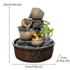 3 Tier Tabletop Waterfall - Three Altars Tree Fountain