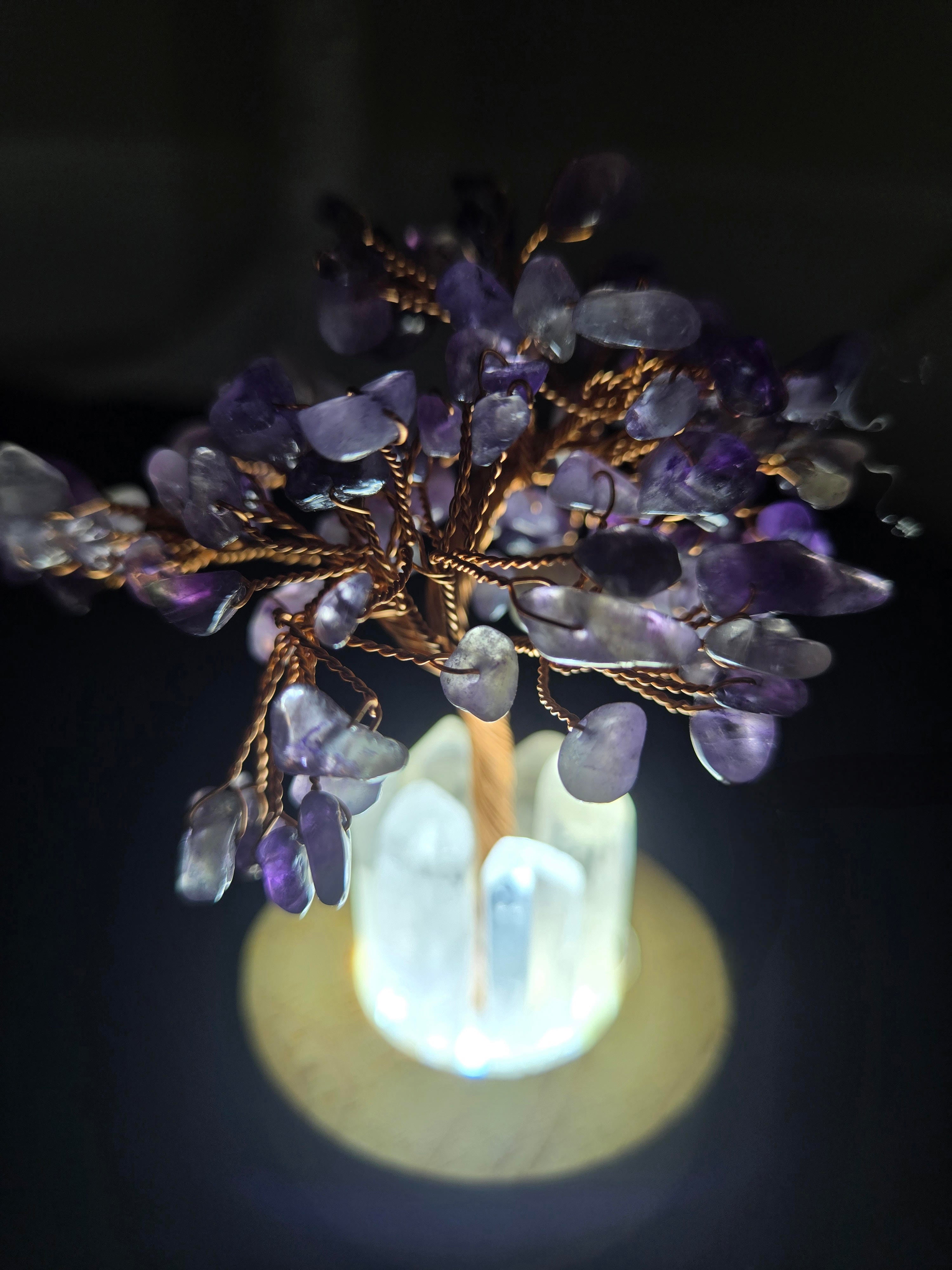 Crystal Tree Table Light