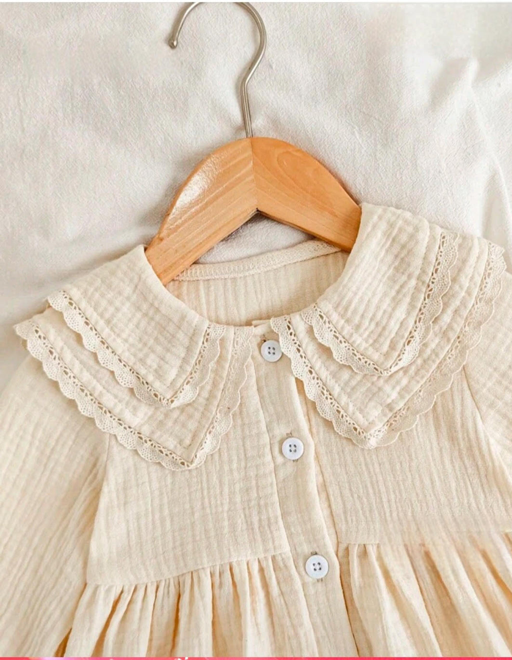 Simple Charm Vintage Cotton Dress
