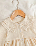 Simple Charm Vintage Cotton Dress