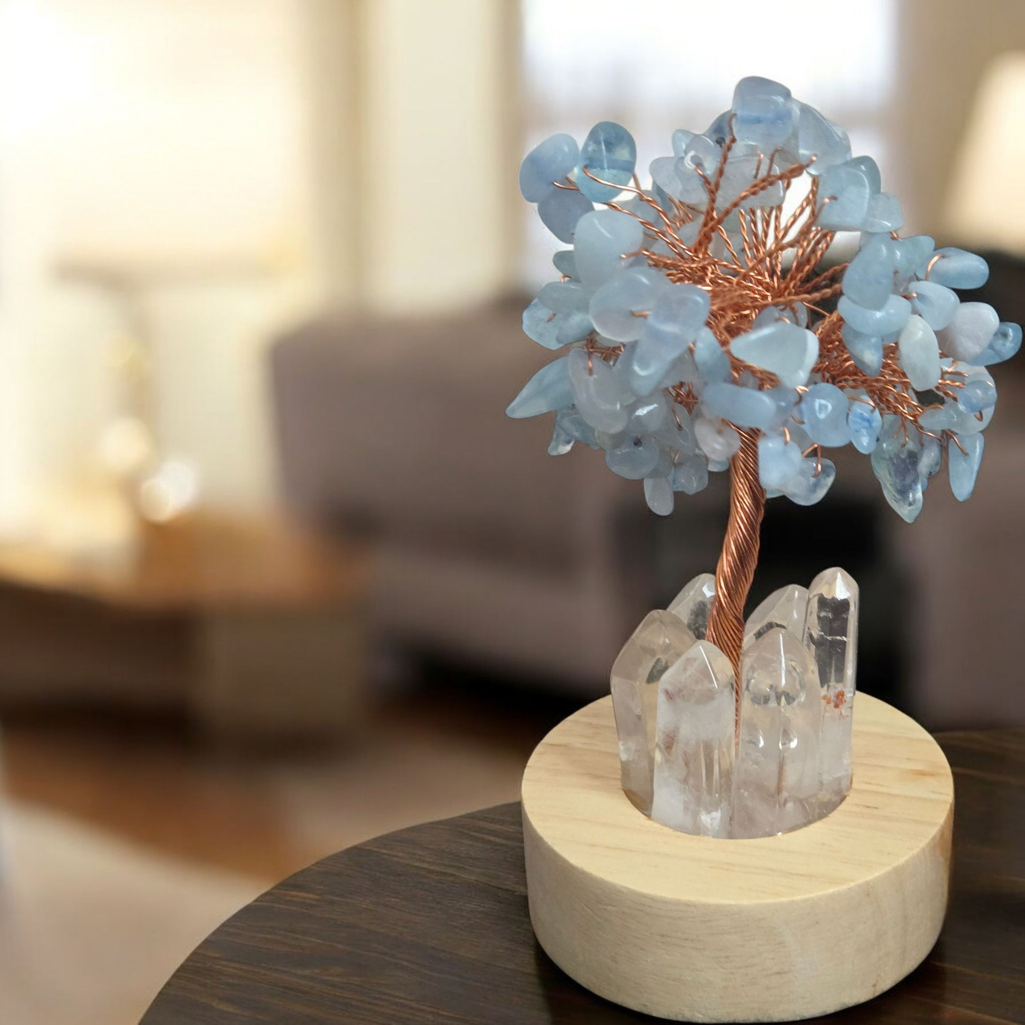 Crystal Tree Table Light