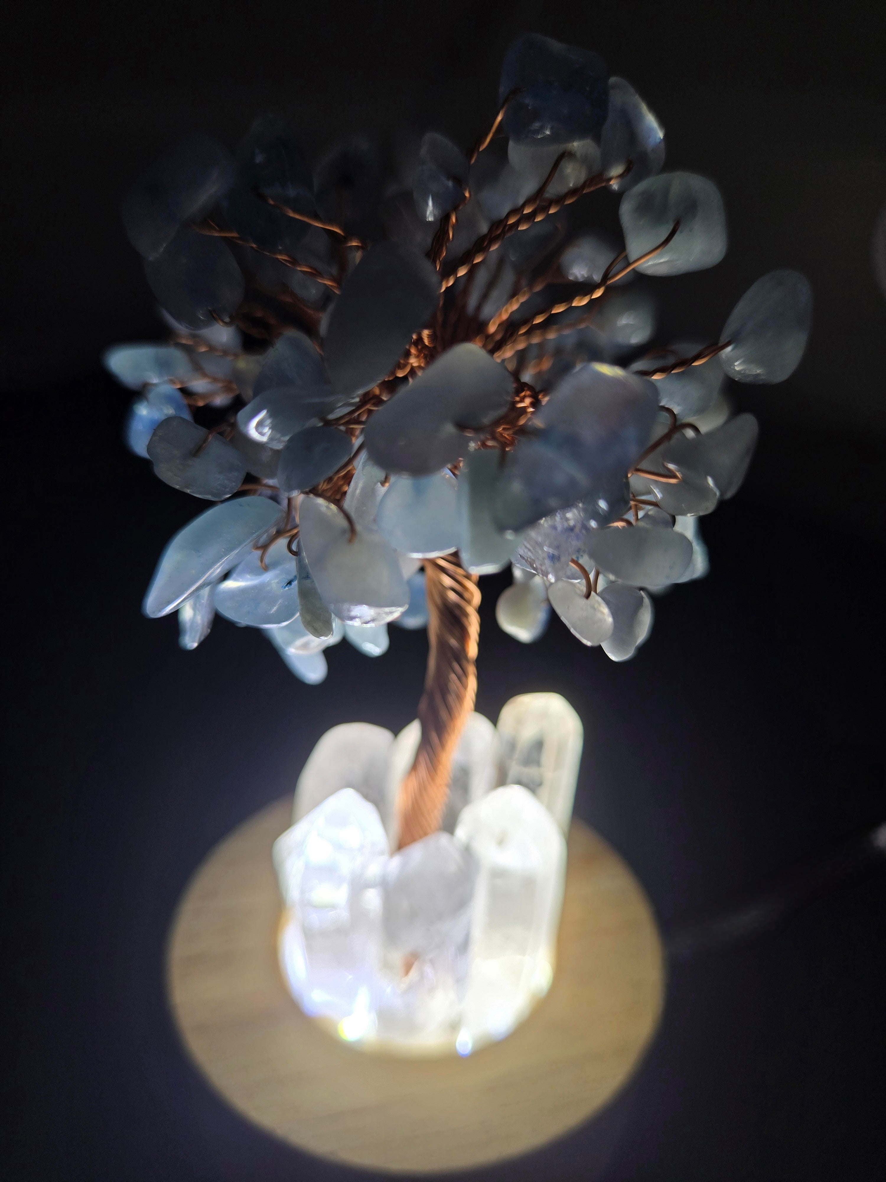 Crystal Tree Table Light
