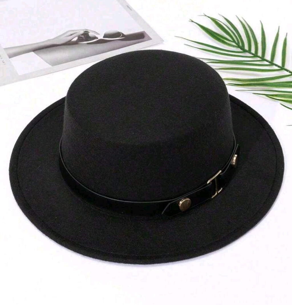 Black Fedora Hat