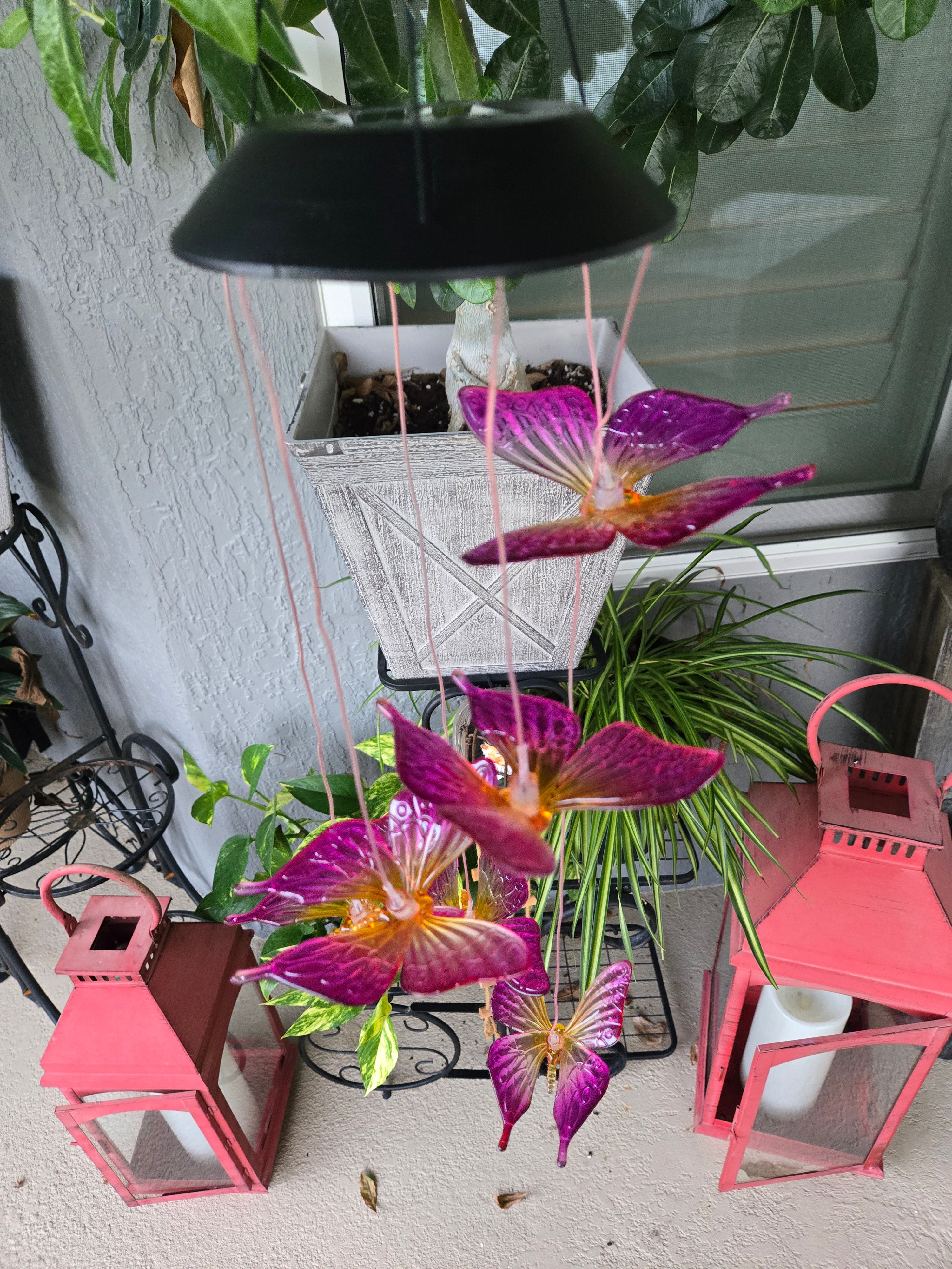 Solar Humingbird Windchime