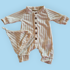 Tiny Sprout Boy's Sleeper With Hat