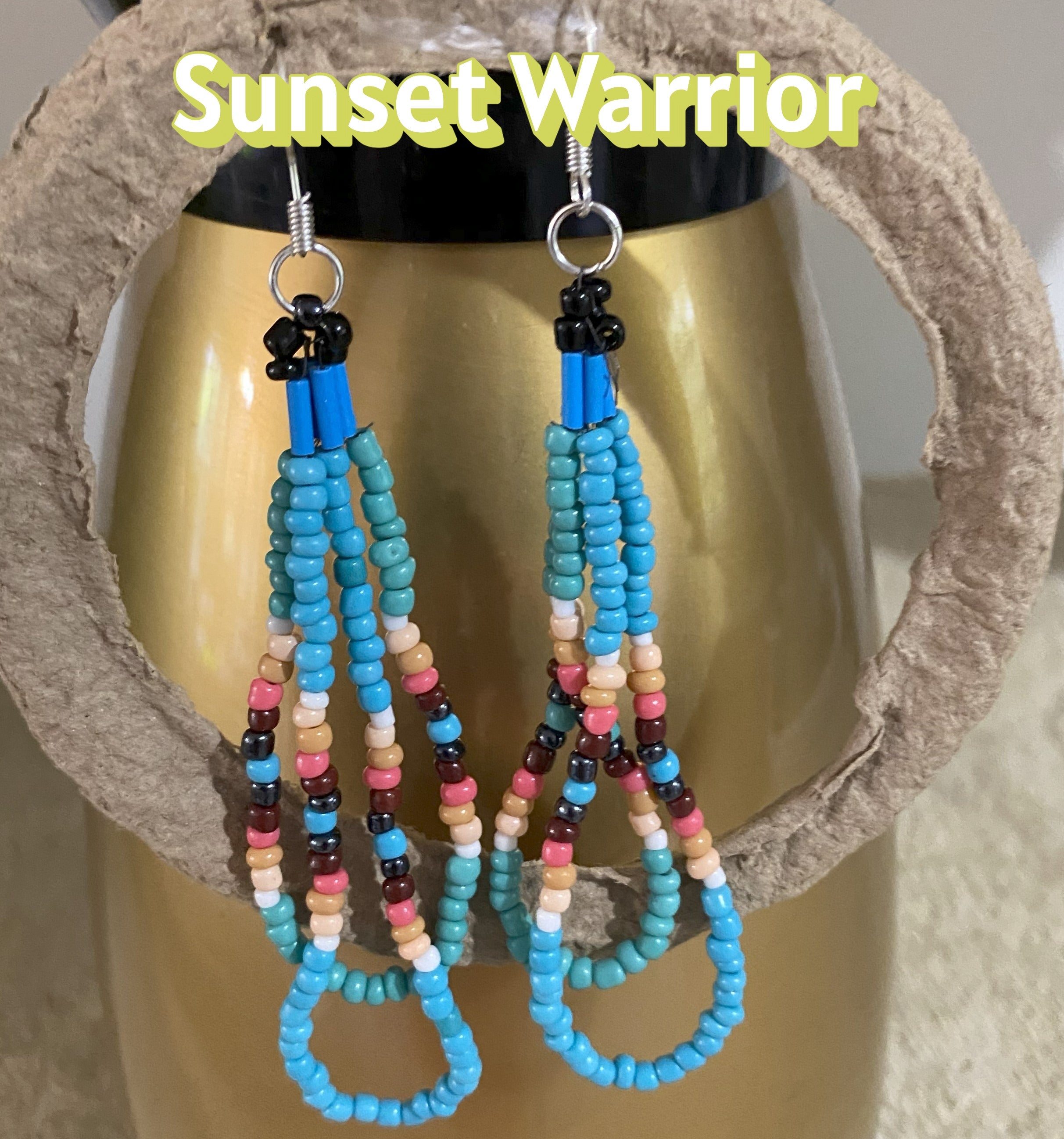 Sunset Warrior Earrings
