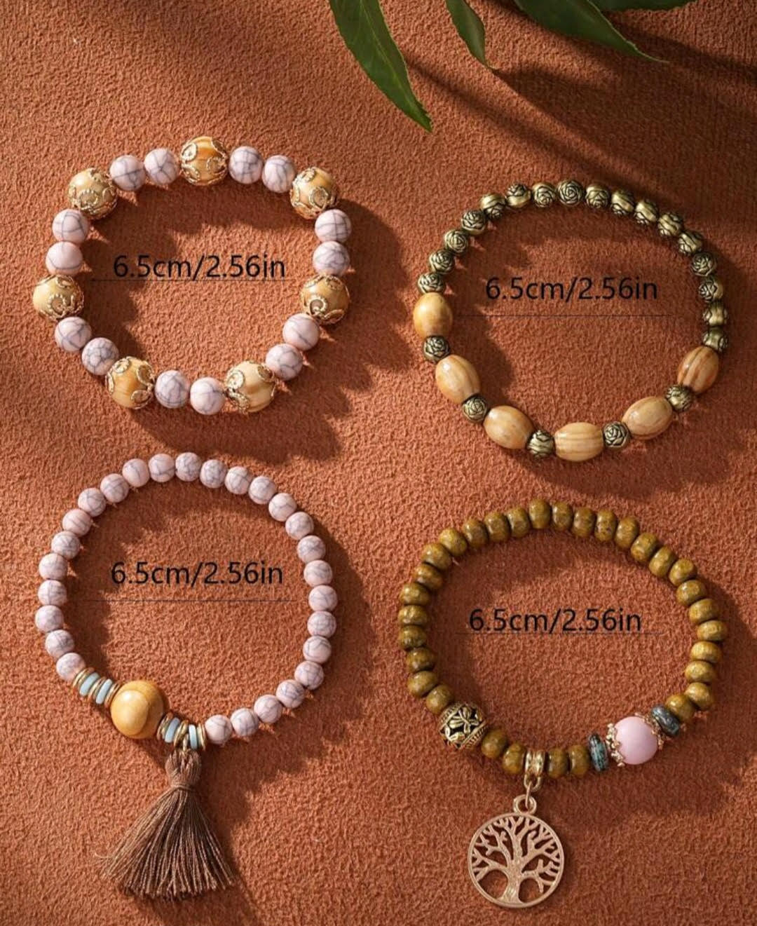 Boho Tree Of Life Layered Bracelet