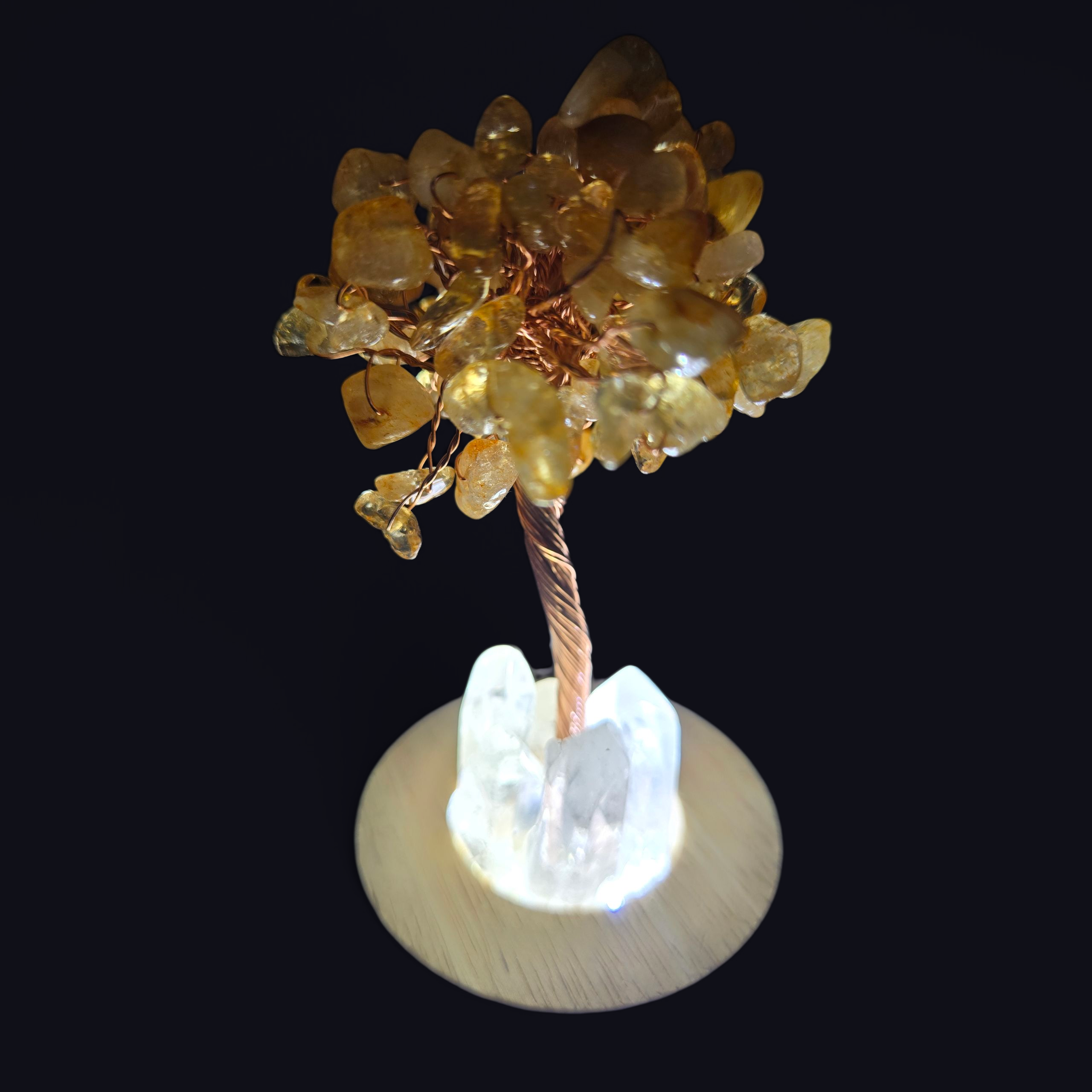 Crystal Tree Table Light
